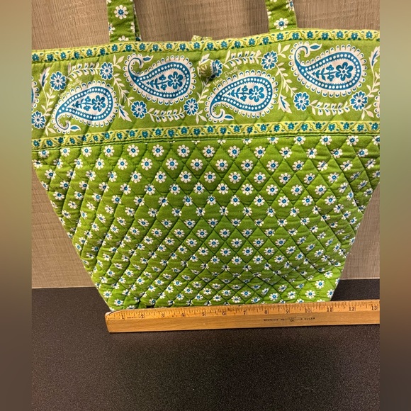 Green Vera Bradley Tote Bag - Picture 6 of 6